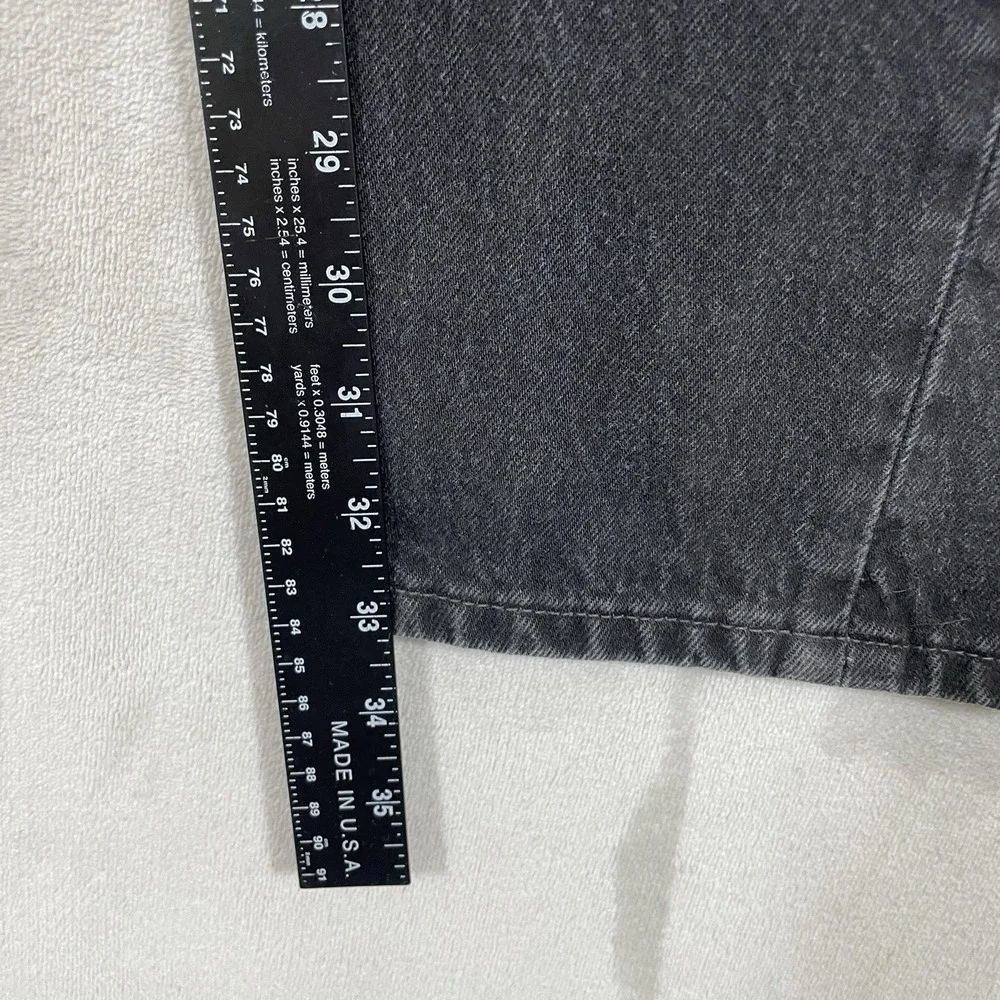 Vintage 90s Levis 501-0660 Jeans Mens 33x34 (fit 32x33) Made in USA Black EXCLNT